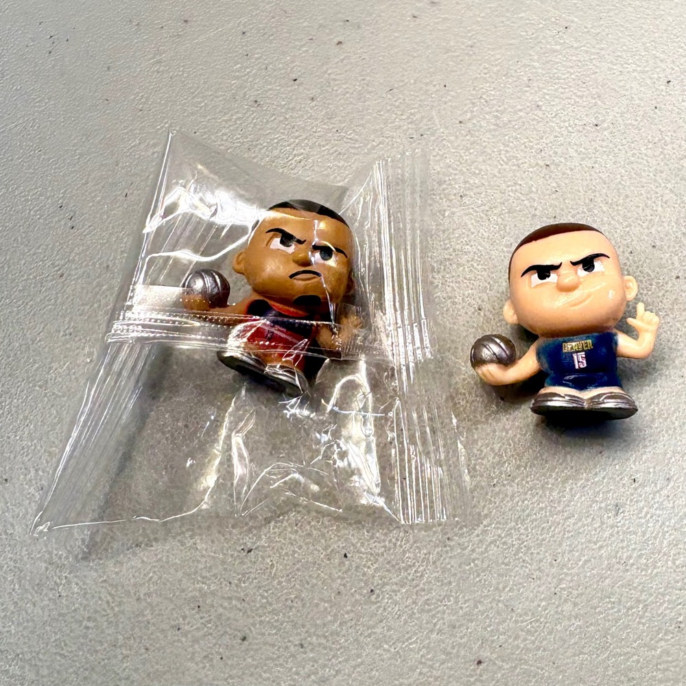 NBA TeenyMates Nikola Jokic Denver Nuggets & Jordan Poole Warriors Lot